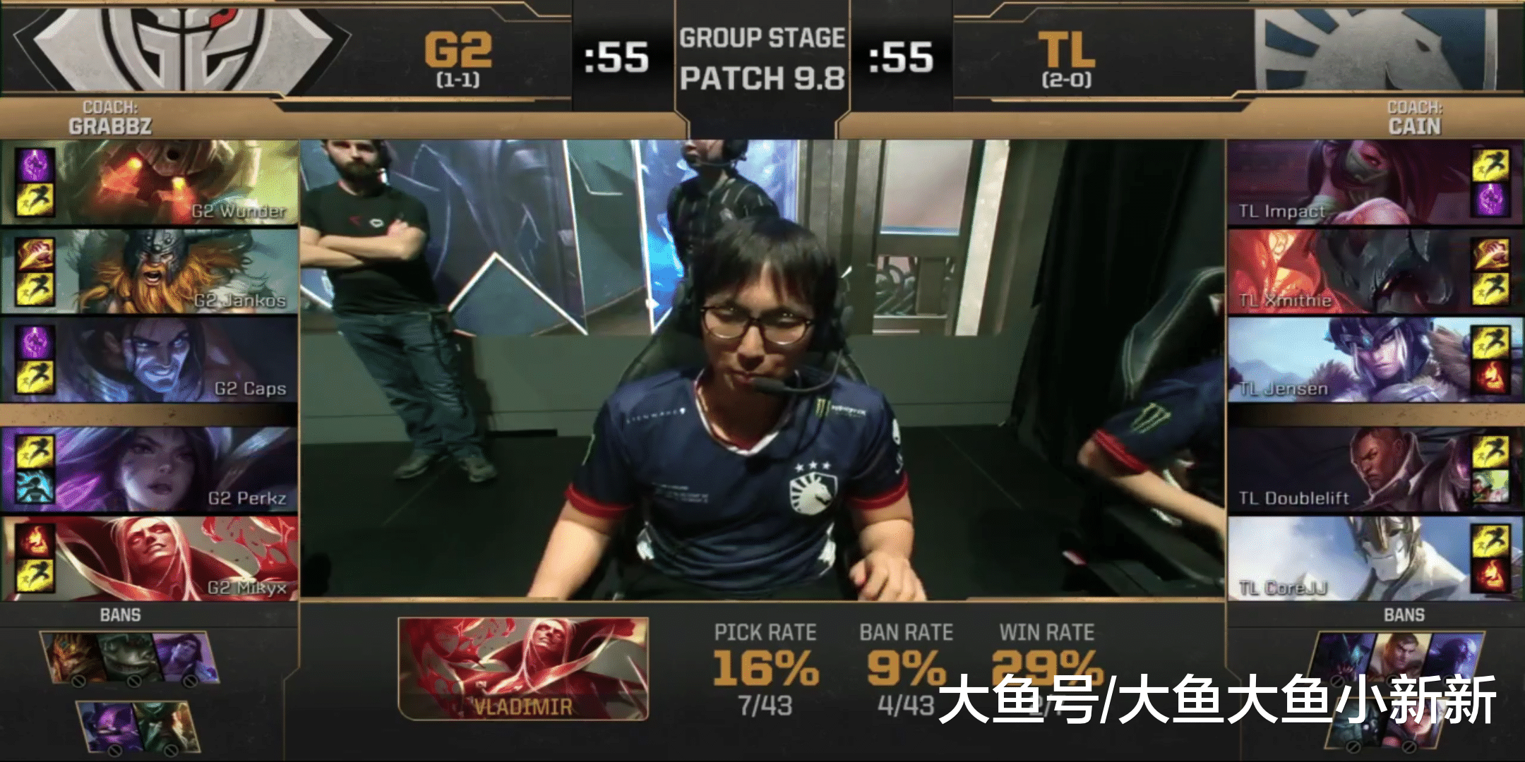 关于TL逆转G2，Ming打破历史纪录的信息